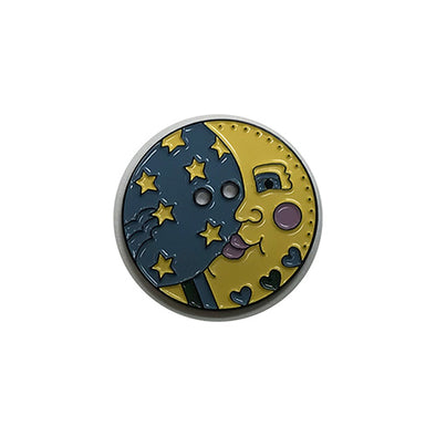 Shepherd's Bush Printworks Button Moon - Metal