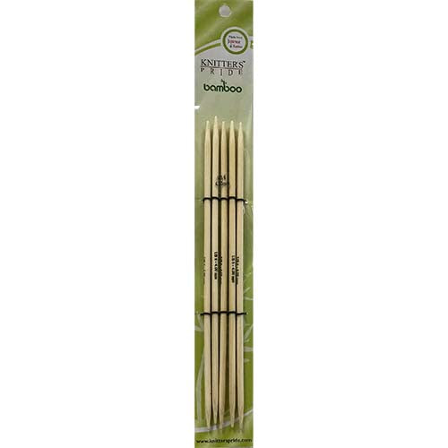 Double Pointed   4.00mm 20cm Bamboo