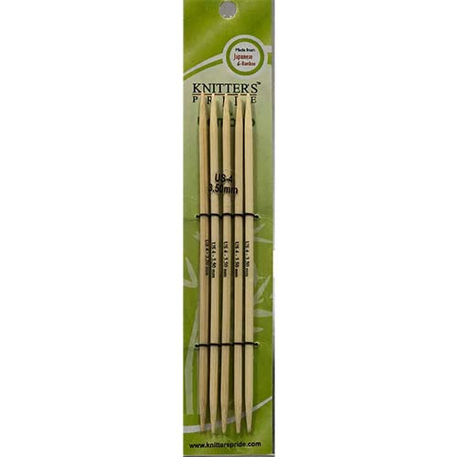 Double Pointed  3.50mm 16cm Bamboo