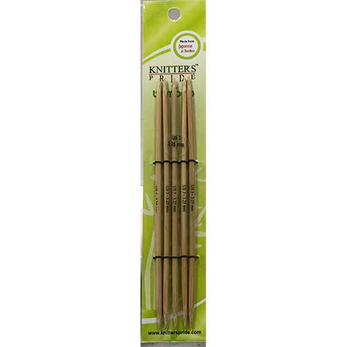 Double Pointed   3.25mm 15cm Bamboo