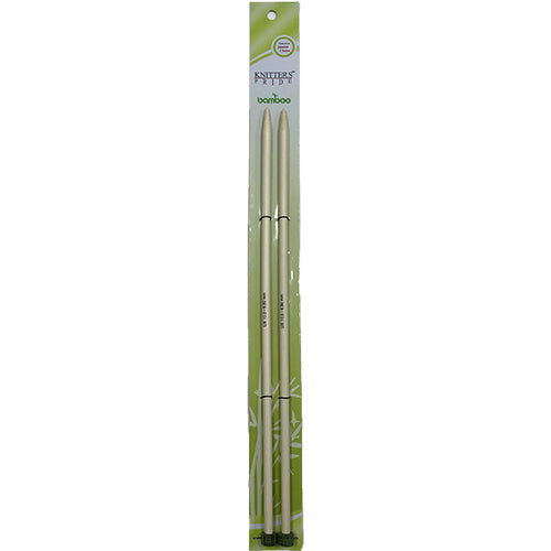 Knitting Needles  6.50mm 33cm Bamboo