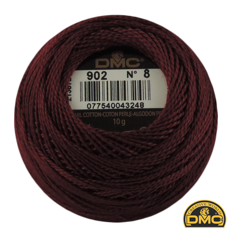 Perle  8  902 Garnet Very Dark