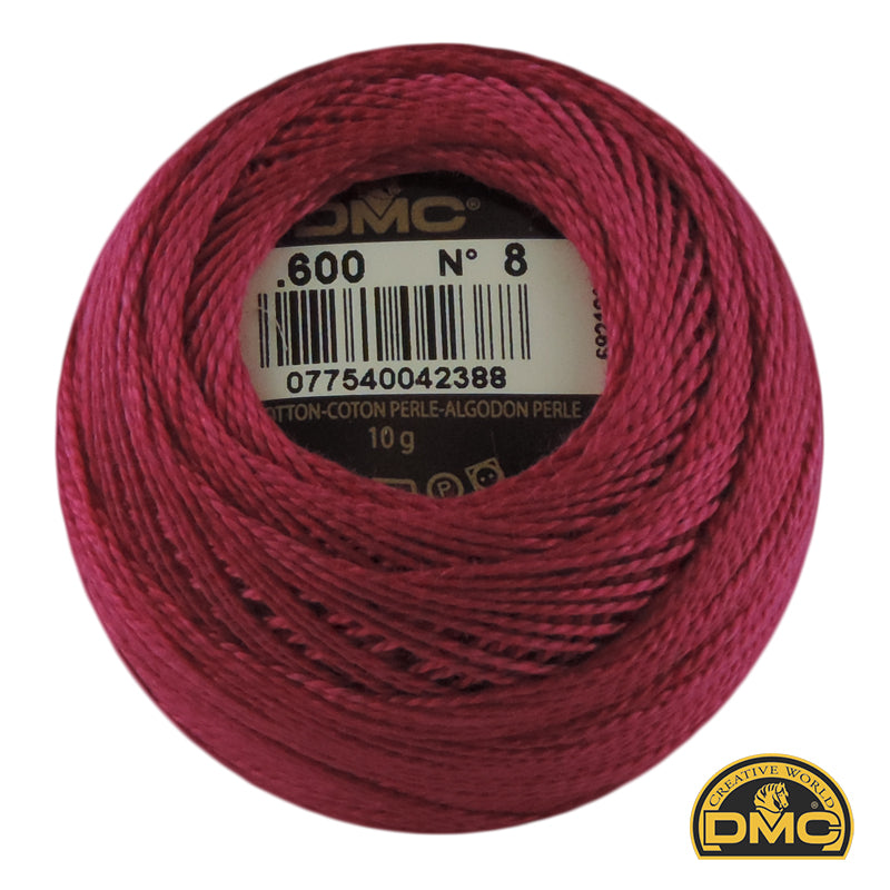 Perle  8  600 Cranberry Very Dark