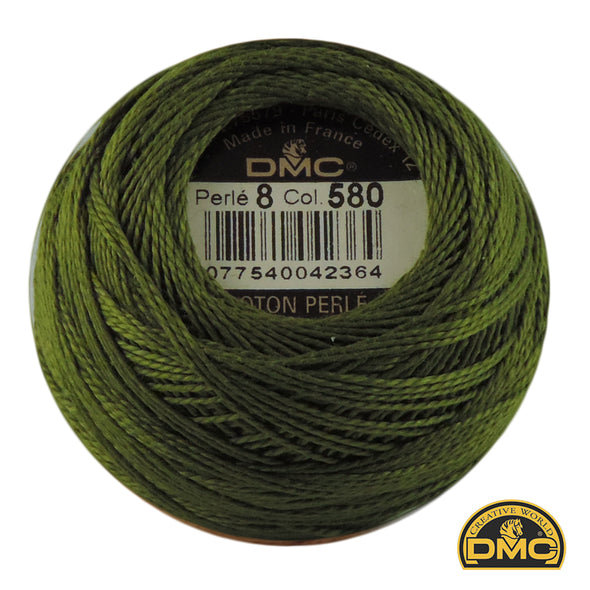 Perle 8  580 Moss Green Dark