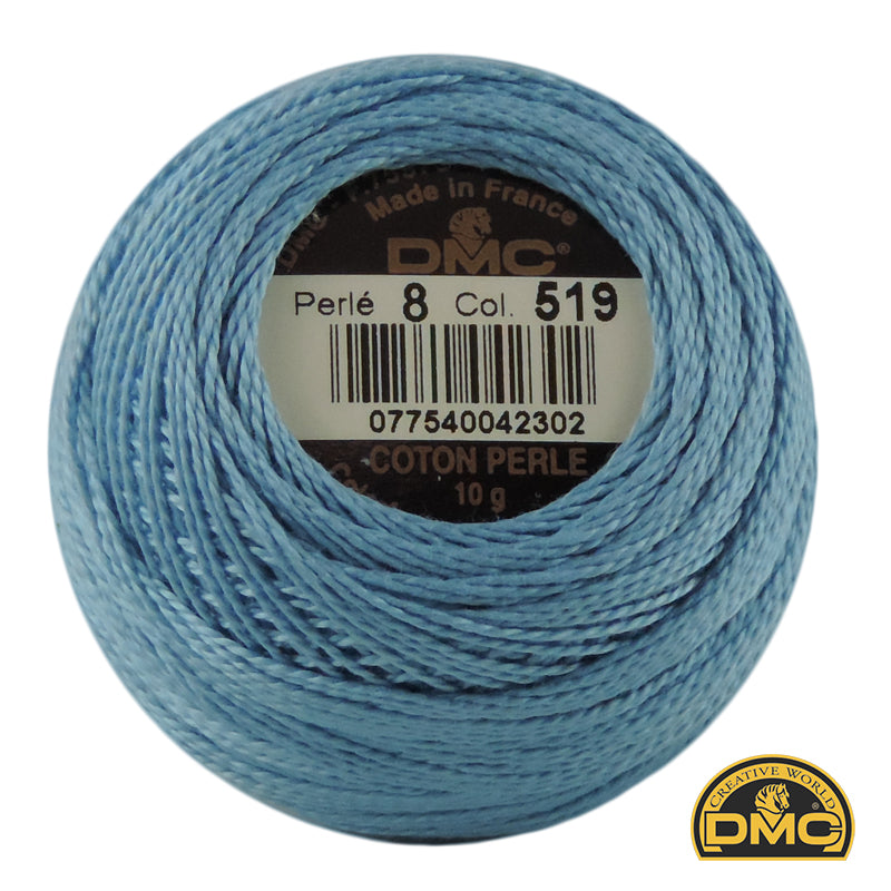 Perle  8  519 Aqua Medium