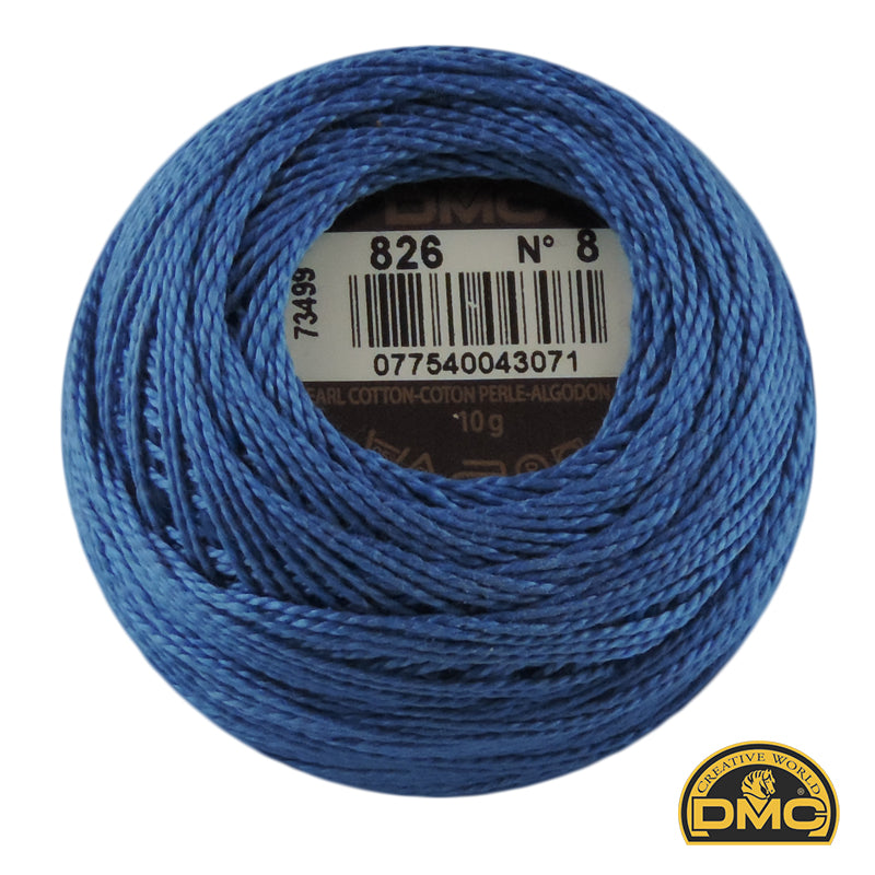 Perle  8  826 Blue Medium