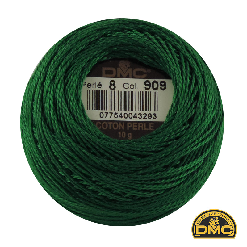 Perle  8  909 Emerald Green Very Dark