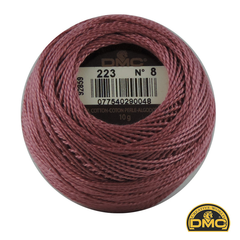 Perle  8  223 Antique Rose  Dark