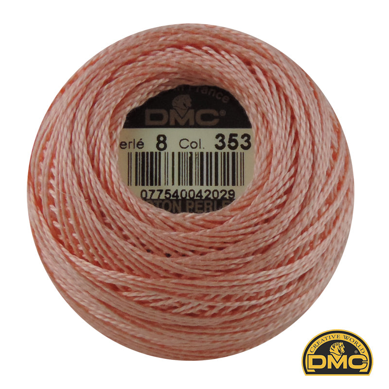 Perle  8  353 Peach Medium