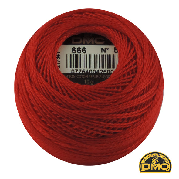 Perle  8  666 Red - Bright