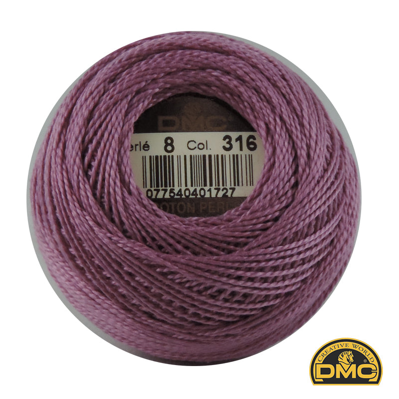 Perle  8  316 Antique Mauve Medium