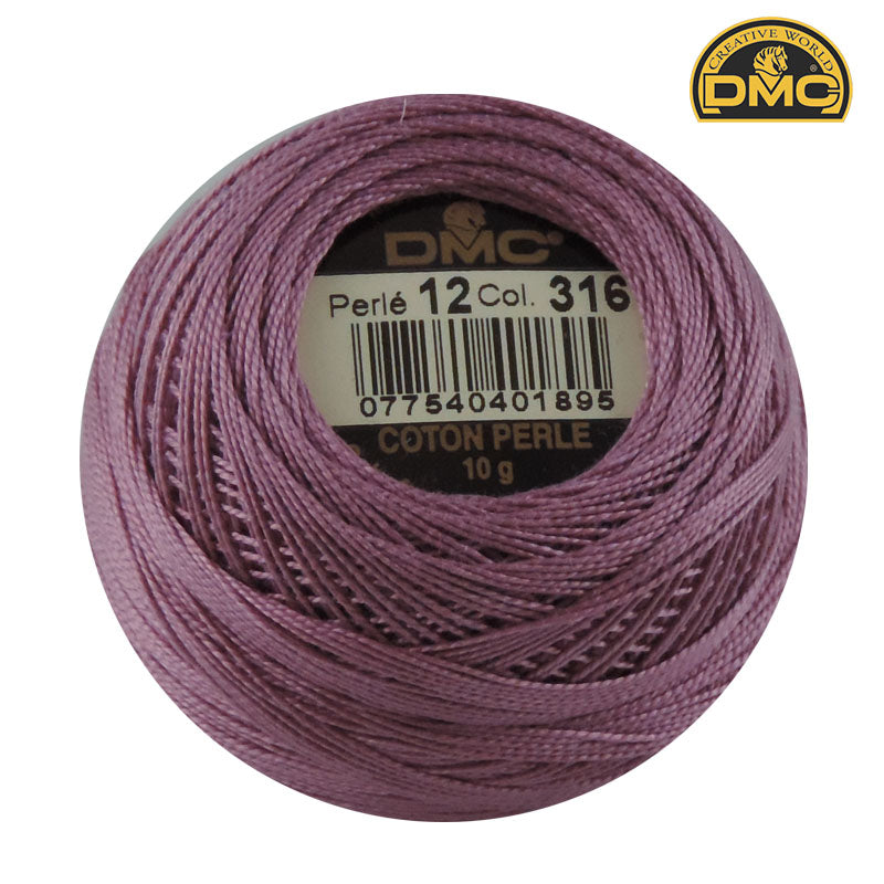 Perle 12  316 Antique Mauve Medium