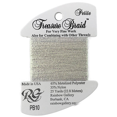 Petit Treasure Braid 10 White Pearl