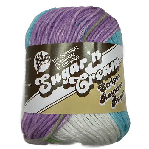 Sugar n' Cream 21317 Violet Stripes