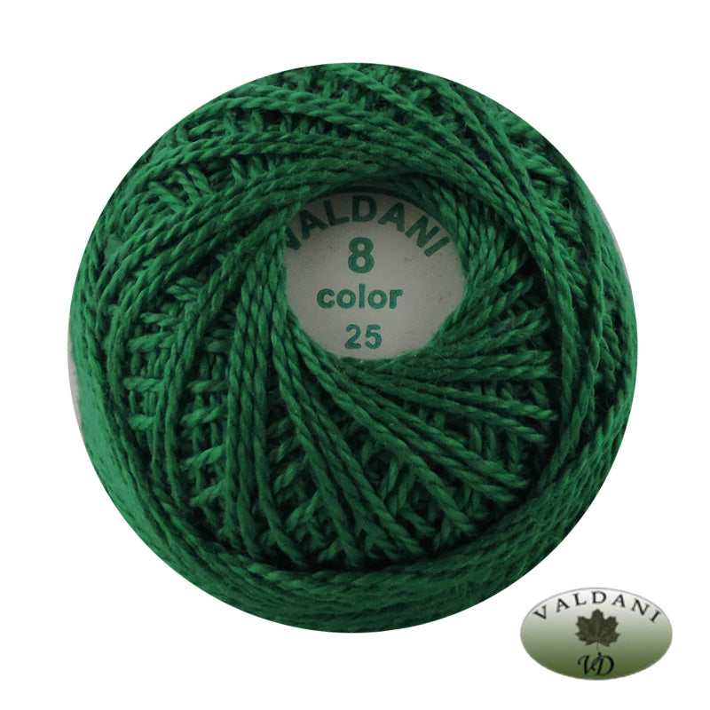 Valdani 8P  25 Christmas Green