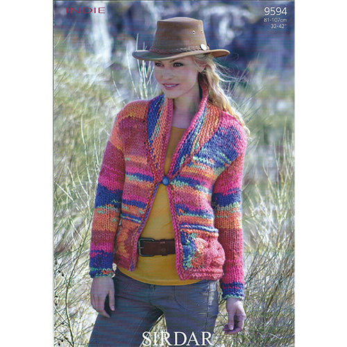 Sirdar 9594 Indie Cardigan