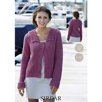 Sirdar 9506 Country Style 4ply Jacket