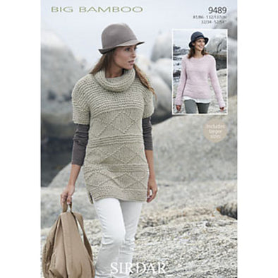 Sirdar 9489  Big Bamboo Sweater