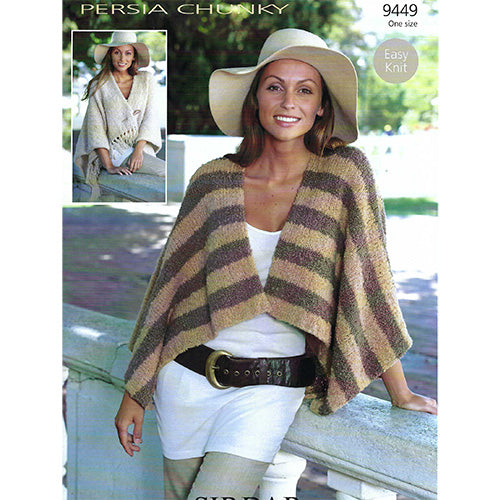 Sirdar 9449 Poncho Persia