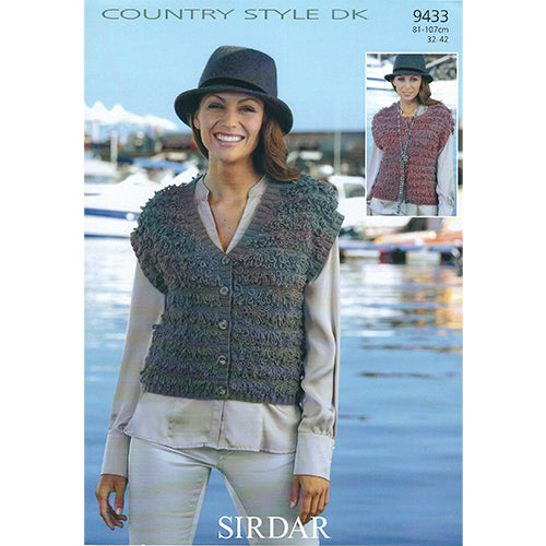 Sirdar 9433 Country Style Waistcoats