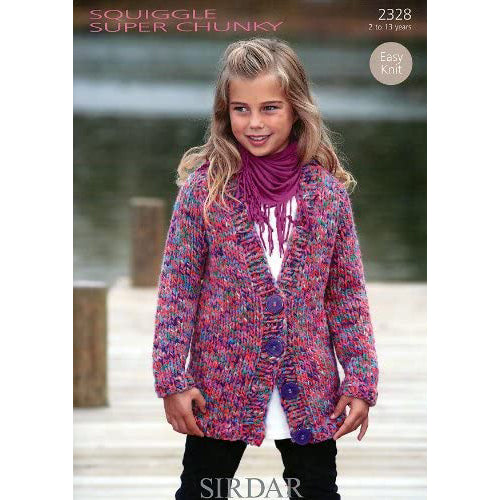 Sirdar 2328 Squiggle Cardigan