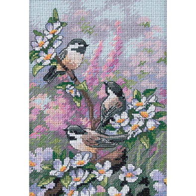 Dimensions 6884 Chickadees in Spring
