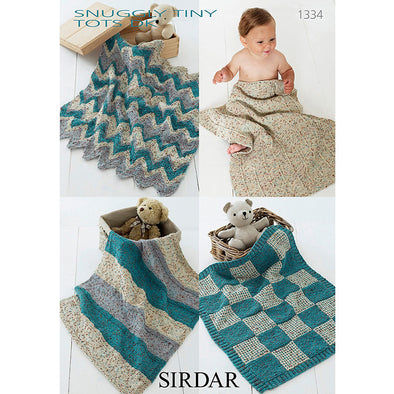 Sirdar 1334 Tiny Tots Blanket