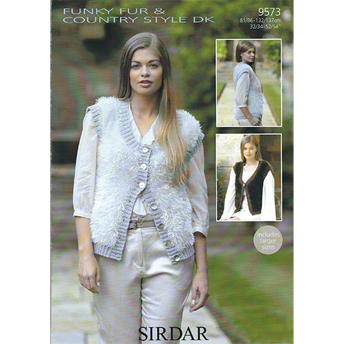 Sirdar 9573 Funky Fur Vest