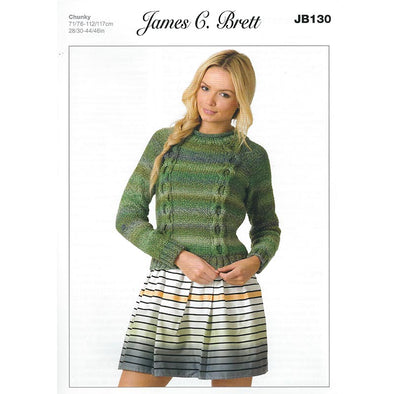 JB130 Marble Chunky Sweater