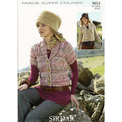 Sirdar 9653 Faroe Super Chunky Cardigan