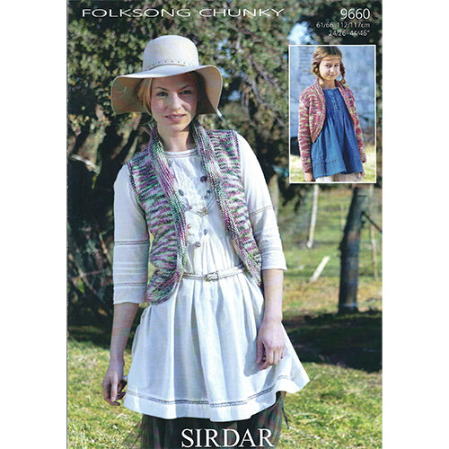 Sirdar 9660  Folksong Cardigan