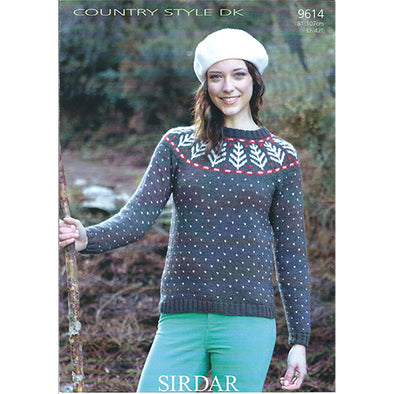 Sirdar 9614  Country Style Sweater