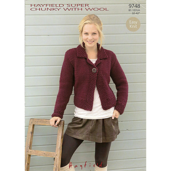 HAYFIELD 9748 Super Chunky with Wool Jacket