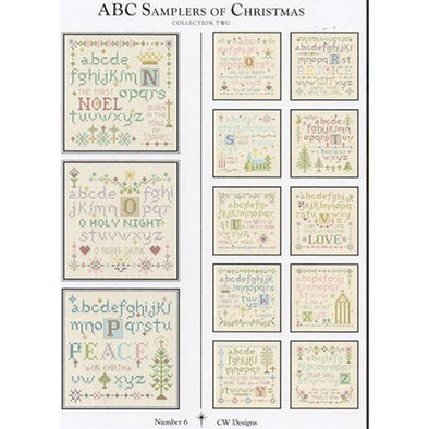 CW Designs 6 ABC Samplers of Christmas 2