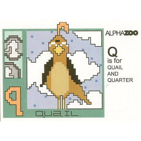 Amy Bruecken Designs AZQ Q is for Quail and  Quarter