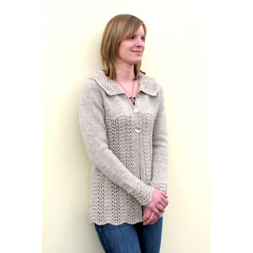 Knitting Pure & Simple 1307 Easy Lace Cardigan