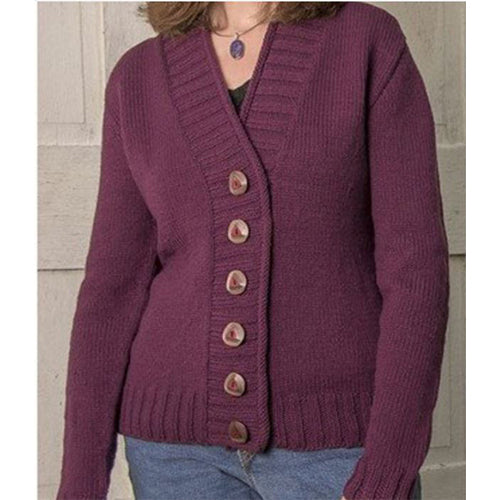 Basix 104 Cambridge Top-Down Cardigan