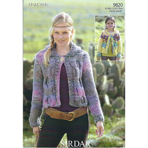 Sirdar 9820 Indie Cardigan