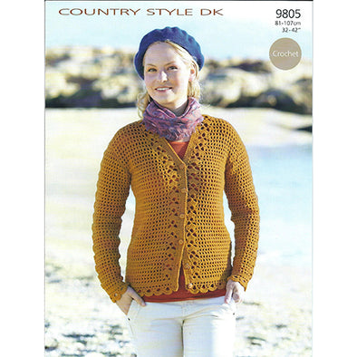 Sirdar 9805 Country Style Cardigan