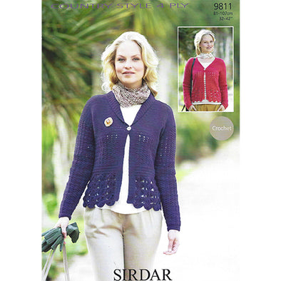 Sirdar 9811 Country Style Cardigan