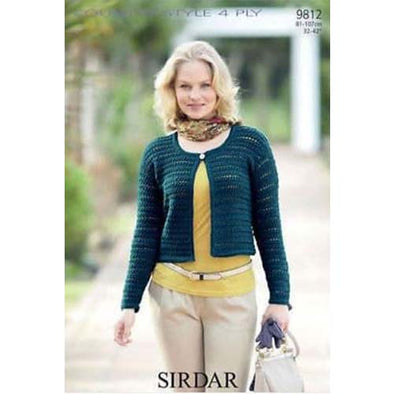 Sirdar 9812 Country Style Cardigan