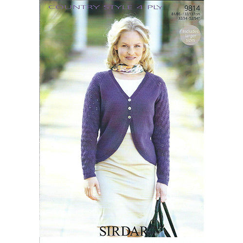 Sirdar 9814 Country Style Cardigan