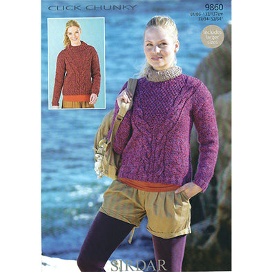 Sirdar 9860 Click Chunky Sweater