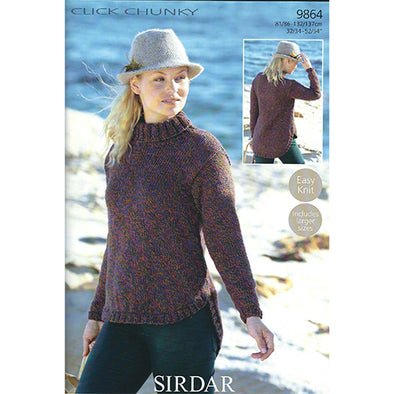 Sirdar 9864 Click Chunky Sweater