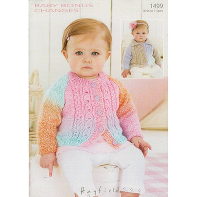 HAYFIELD 1499 Baby Changes  Cardigan