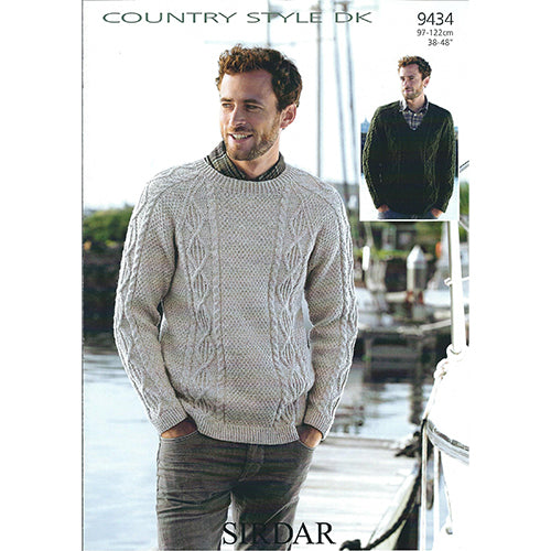 Sirdar 9434 Country Style Mens Swt