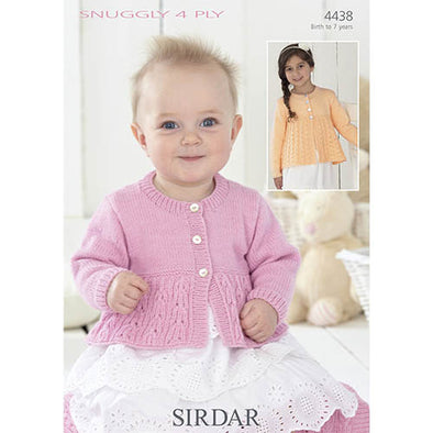 Sirdar 4438 Snuggly 4ply Cardigan