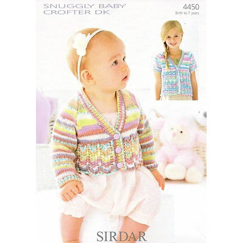 Sirdar 4450 Baby Crofter DK Cardigan
