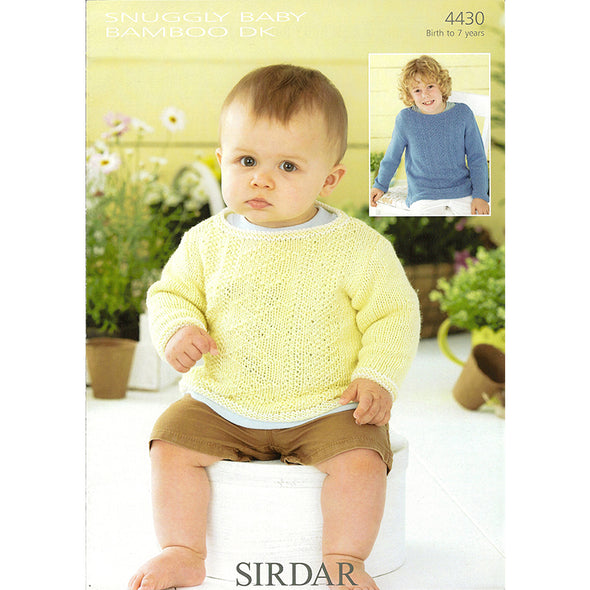 Sirdar 4430 Baby Bamboo DK Sweater