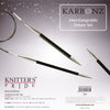 Circular Needle Gift Set Knitter's Pride Karbonz 3.00 - 6.00mm  Interchangeable Deluxe